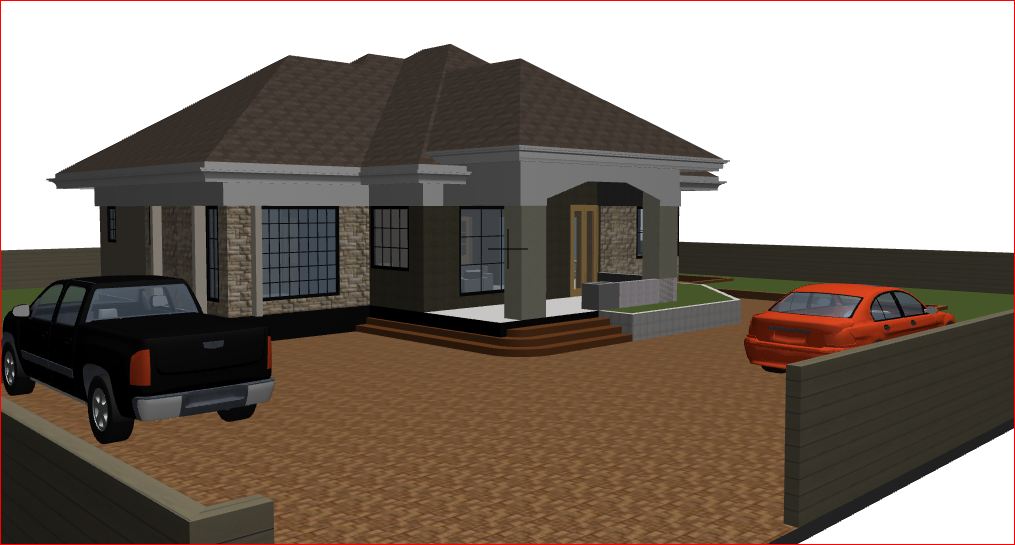 Simple 3 Bedroom House Plans in Kenya (3)
