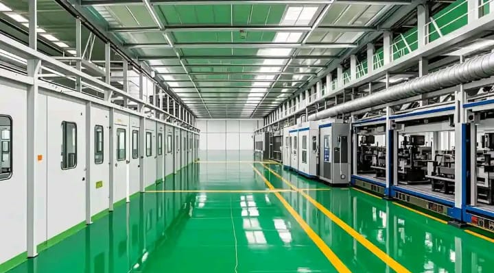 green epoxy installation in Kenya