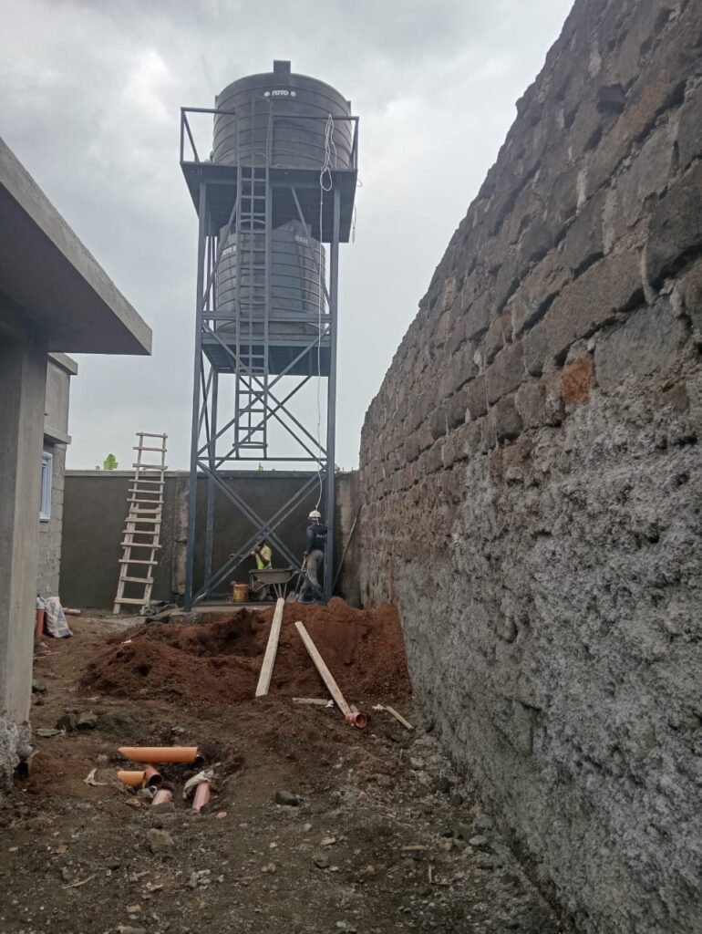 steel water tower construction in Nakuru (1)